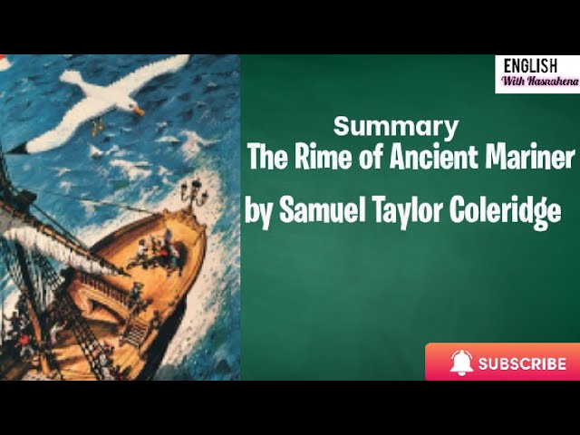 The Rime of the Ancient Mariner I: The Reading - SNR