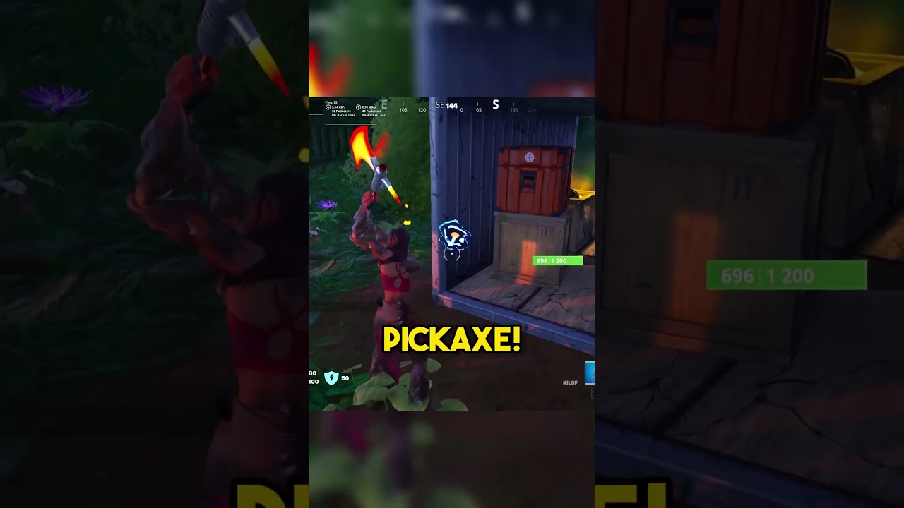 Fortnite Week 4 Quests - Hit Weakpoints With A Pickaxe!