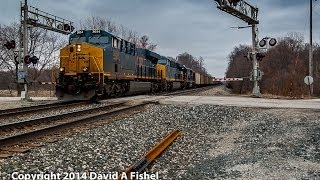 CSX Empty Coal Unit Train on the St. Louis Line Subdivision