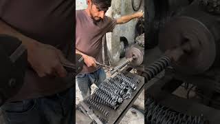 Amazing Spring Making Process on Lathe #shorts