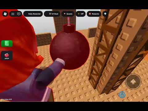 Playing 2 games on Roblox for 10 mins! (mini compilation) Names:wall hop slap meter and bomb smth