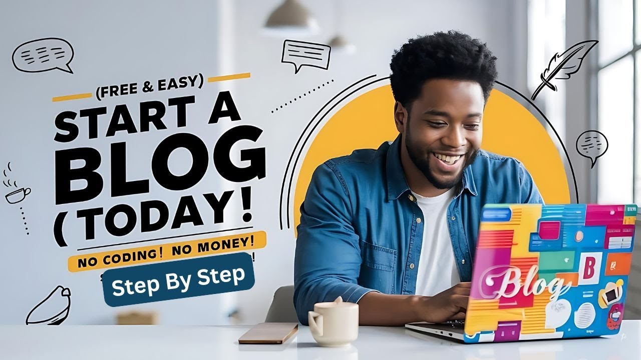 How to Start a Blog on Blogger.com Easy Tutorial for Beginners 2024 ...