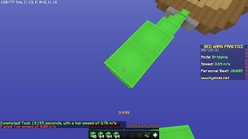 HYPIXEL BRIDGING PRACTICE WORLD RECORD???? 7.951 SECONDS #shorts