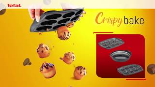 Tefal Crispybake, Pour Des Résultats Gourmands Jusquà 2 Fois Plus Croustillants