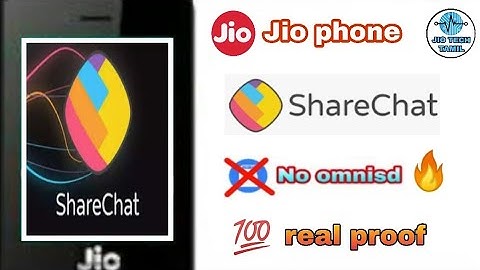 How to install share chat app | 👉📱 in jio phone | without Omni SD | in tamil