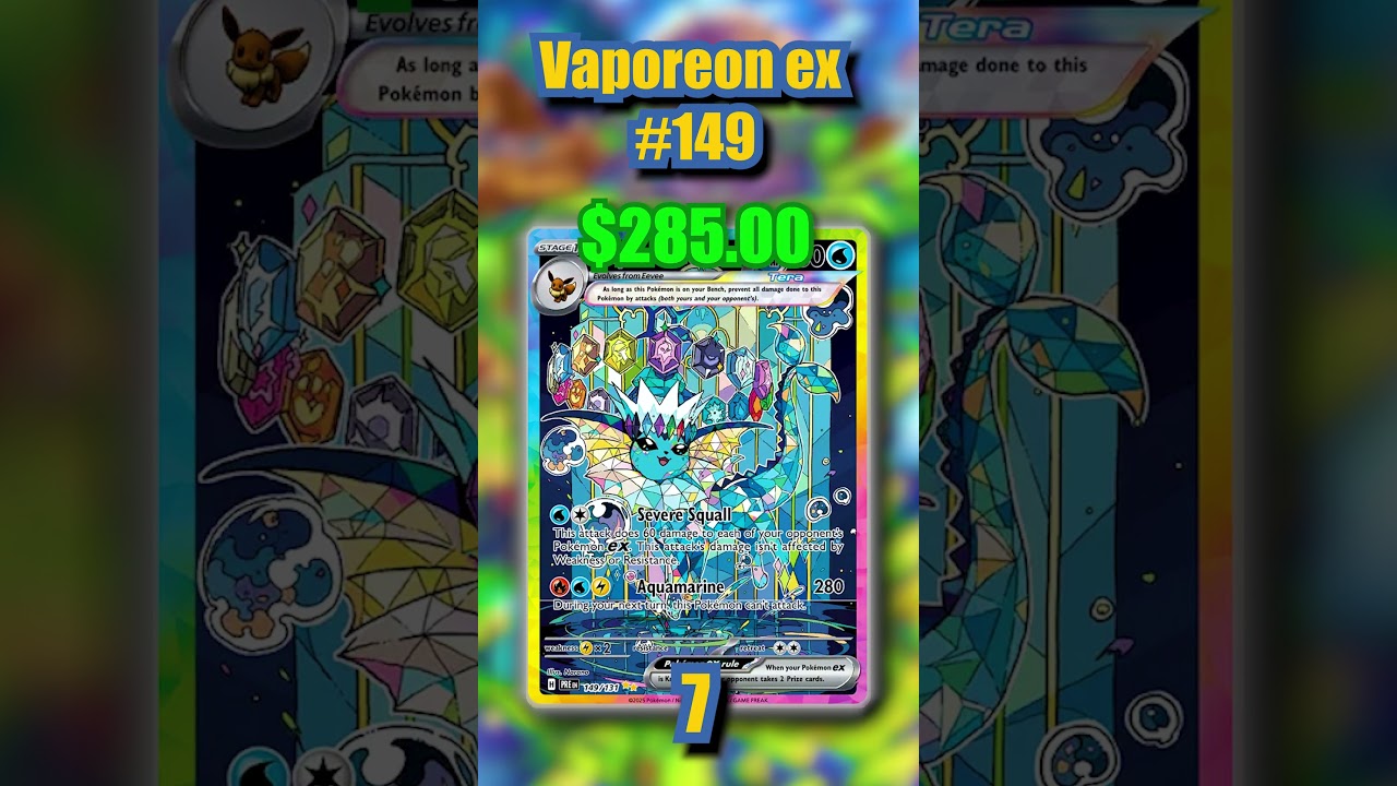 The MOST EXPENSIVE Modern Set EVER? | Top 10 Pokémon Cards in EX Prismatic Evolutions 