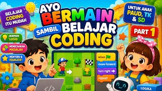 LET'S PLAY AND LEARN CODING PART 1 🤖 Basic Coding for Preschool, Kindergarten & Elementary Students