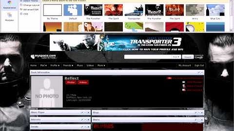 MySpace Undo Profile 2.0