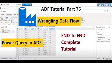 ADF Power Query Pipeline Example | Wrangling Data Flow Overview in adf | adf tutorial part 76