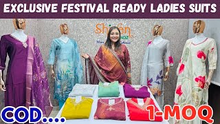 Exclusive Festival Ready Ladies Suits | Latest Boutique Collection for Wholesale | Wholesale Suit