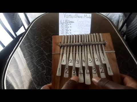 Lesson 1 How to play  Nyunga nyunga mbira for beginners. Vamudhara Mode
