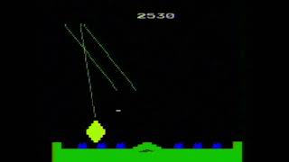 Let's Play Missile Command (Atari 2600, Actual Hardware)