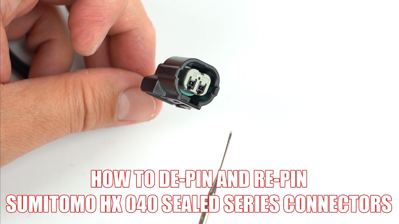 How to De-pin and Re-pin Sumitomo HX 040 Sealed Series Connectors
