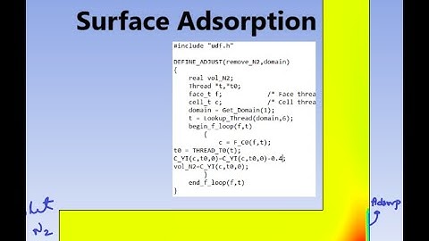 Adsorption of Species on Wall || Species Transport Ansys Fluent
