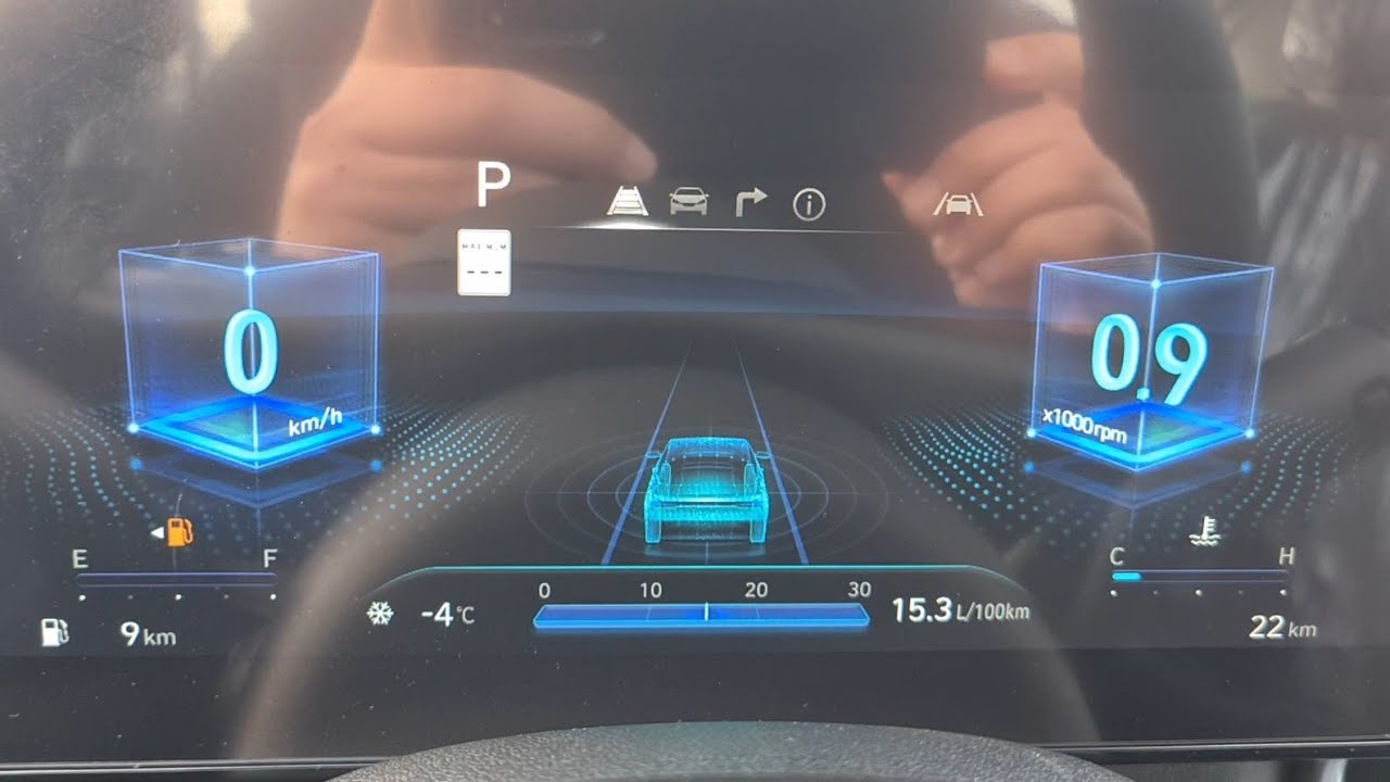 How to change Hyundai Instrument Cluster Display (2021 to 2024) YouTube