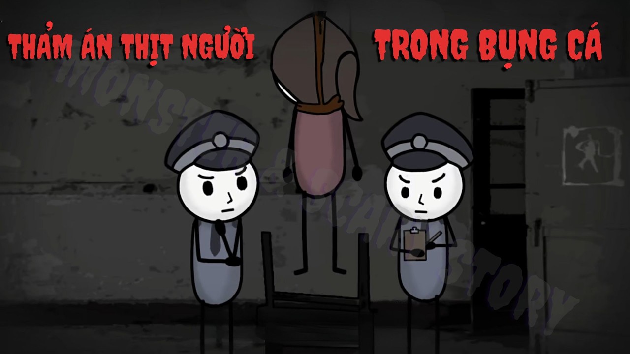 [ Full ] Thảm Án Thịt Người Trong Bụng Cá | Phim Người Que Kinh Dị | Monster & Scary Story