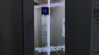 内装の白の照明がかっこいいエレベーター #shorts