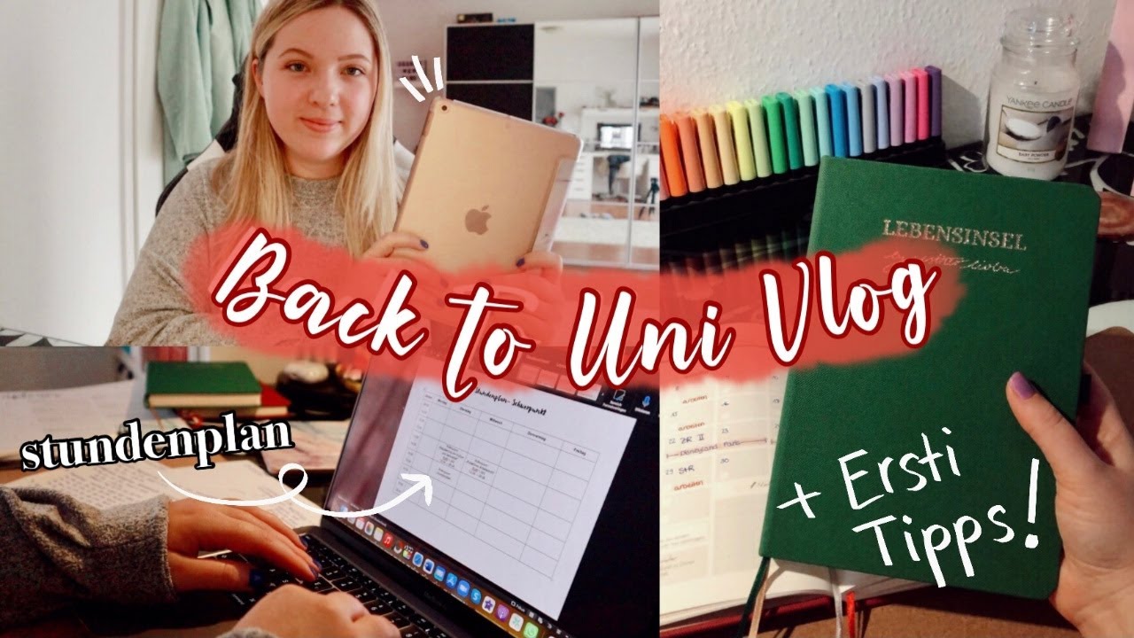 BACK TO UNI: Vorbereitung fürs neue Semester || Jura- Schwerpunkt, iPad Organisation & Ersti Tipps