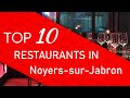Ref:dFroddep63w Top 10 best restaurants in noyers-sur-jabron, france