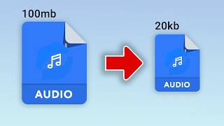 How to Reduce Audio File Size on Android without Internet