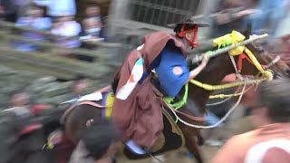 上げ馬神事の「廃止」求める署名2万人分提出　海外からも