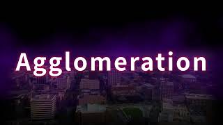 Agglomeration. Richtige Sprechweise, Bedeutung. Korrekte Aussprache. Gutes Deutsch. TV-Profisprecher