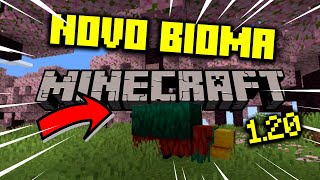 Minecraft Portal 🎄🇧🇷 on X: 🚨🚨URGENTE!! Um NOVO bioma está a caminho  na versão 1.20: o bioma de cerejeira! Esconda-se sob as amplas copas,  passeie pelos blocos de tapetes de flores rosa