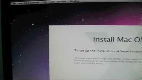 How to Format and CLEAN install Mac OS X 10.6