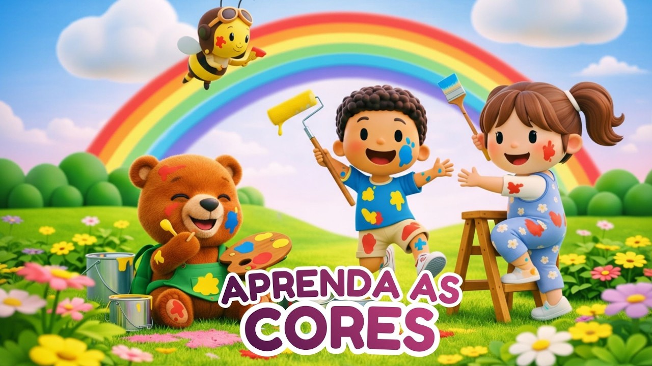 Aprendendo as Cores – Música Infantil Educativa | Turma da Jade