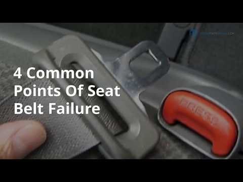 4 Common Points of Seatbelt Failure