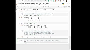 Creating Arrays from Scratch || Data Science || Machine Learning  || Python Programming Language ||