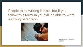 How to Write a Persuasive Paragraph