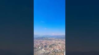 View over Bergamo city - Take off from Orio al Serio BGY #shorts #takeoff #travels