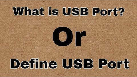 What is USB Port? Or Define USB Port #easylearneveryting.1onlinefree