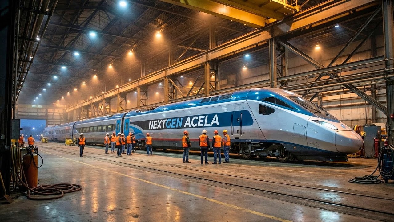Inside America’s $2 Billion Next-Gen High-Speed Train | The New Acela Amtrak