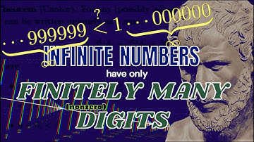 Infinite numbers have only finitely many (nonzero) digits