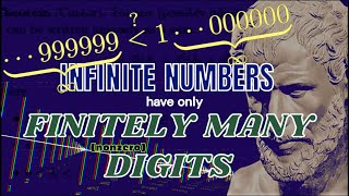 Infinite numbers have only finitely many (nonzero) digits