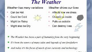 Weather demo MPEG1