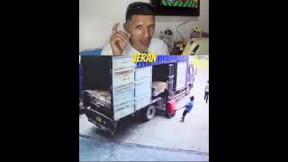 Le cayó encima la mula de carga 🫢😱 #reacciones #humor #noticias