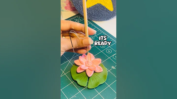 Diy cay art for ganeshji festival | Incense holder made from clay | cute clay art #clayart #diy