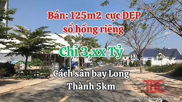 Bán lô đất Có Sổ Sẵn cực đẹp 125m2 khu tái định cư Sân Bay Long Thành giá chỉ 3,xxx tỷ