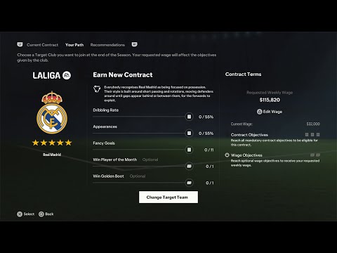 EA SPORTS FC 24 - Career Deep Dive Pitch Notes - Objective Generator