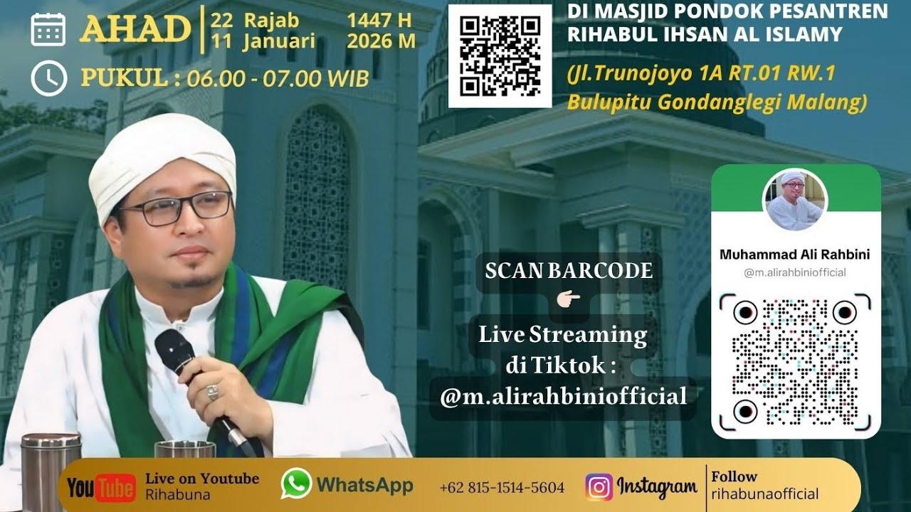 Ngaji Ahad pagi - Pekan Ke 88 - Kajian Kitab Minhajul Abidin