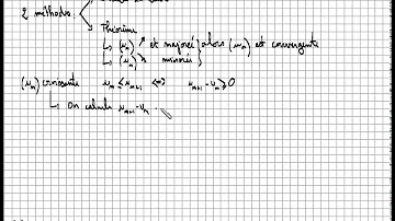 Comment montrer la convergence ?