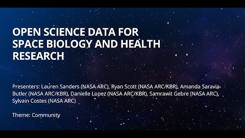 Open Science Data for Space Biology and Health Research