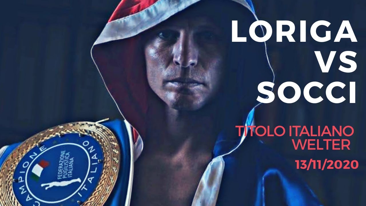 Titolo italiano Welter: Tobia Giuseppe Loriga vs Dario Socci