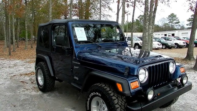 2002 JEEP WRANGLER TJ APEX PACKAGE  I6 AUTOMATIC LEATHER 90K MILES -  YouTube