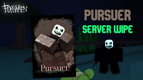 NEW Slasher (Jason) "Pursuer" Skin SERVER WIPE | Roblox Forsaken