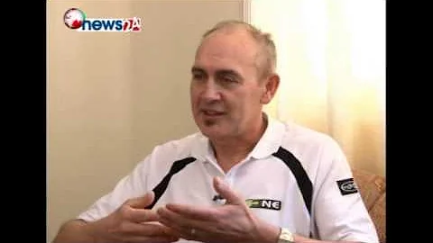 an interview with assistant coach of Nepalese Foot...