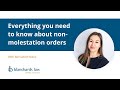 Everything you need to know about non-molestation orders